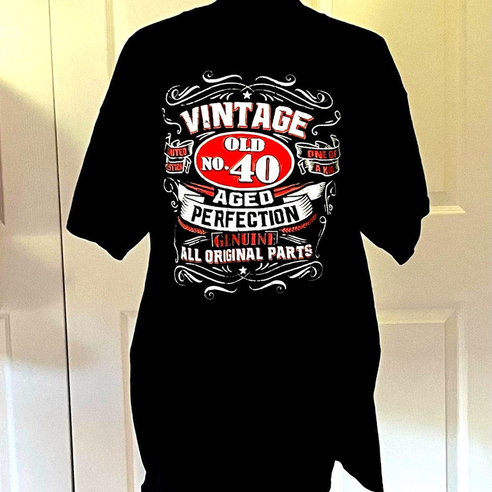 Mens Funny T shirt 40 Birthday